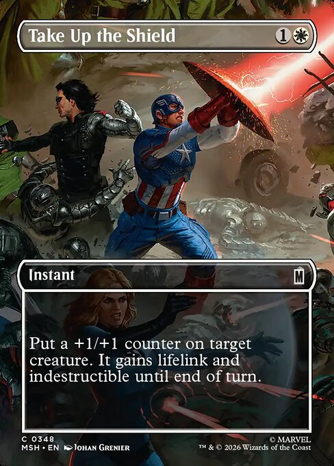 Take Up the Shield (Borderless) - MSH - 348