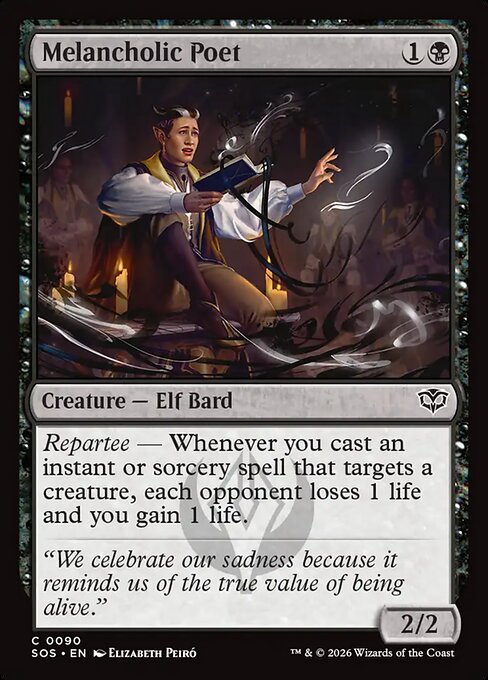 Melancholic Poet (Foil) - SOS - 90