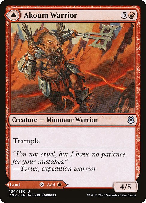 Akoum Warrior - ZNR - 134
