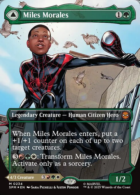Miles Morales (0234) (Borderless) (Foil) - SPM - 234