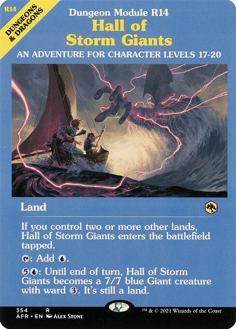 Hall of Storm Giants (Dungeon Module) - AFR - 354