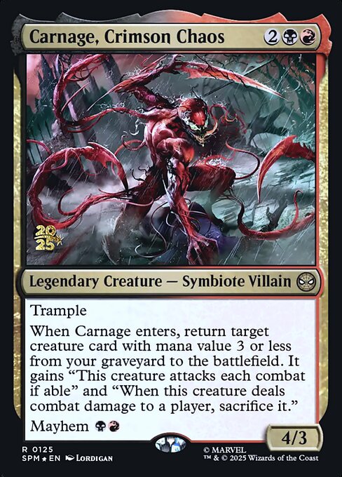 Carnage, Crimson Chaos (Foil) - PSPM - 125s