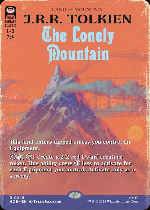 The Lonely Mountain (Borderless) - HOB - 248
