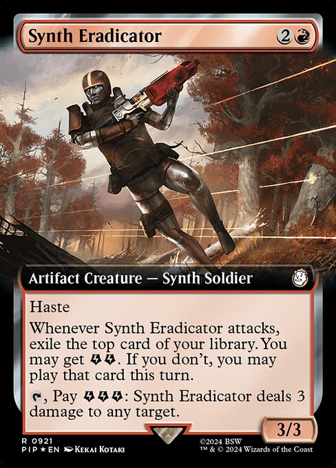 Synth Eradicator (Extended Art) (Surge Foil) - PIP - 921