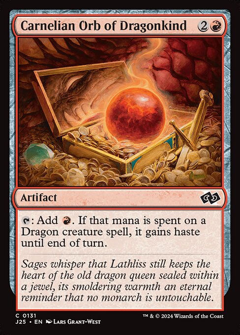 Carnelian Orb of Dragonkind - J25 - 131