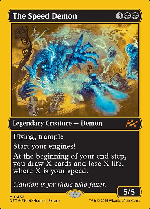 The Speed Demon (First-Place Foil) - DFT - 453