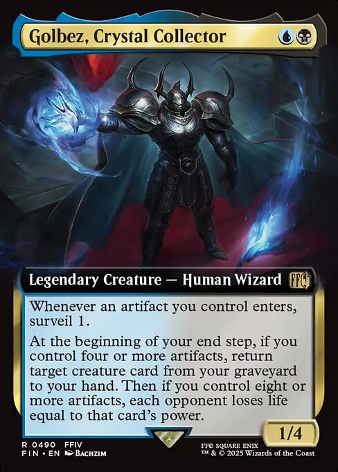 Golbez, Crystal Collector (Extended Art) (Foil) - FIN - 490