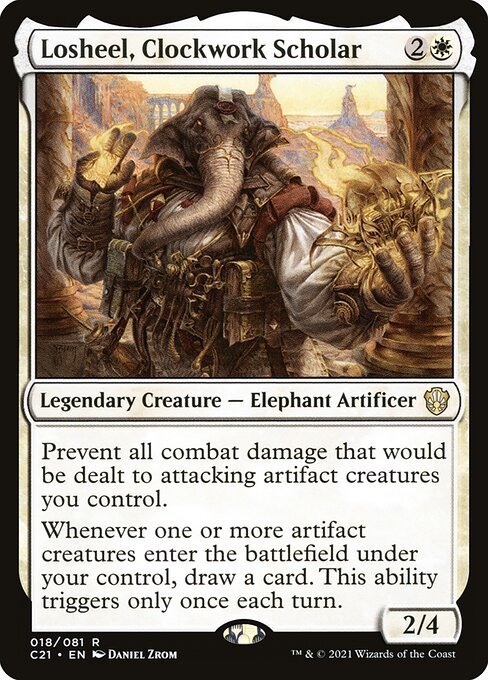 Losheel, Clockwork Scholar - C21 - 18