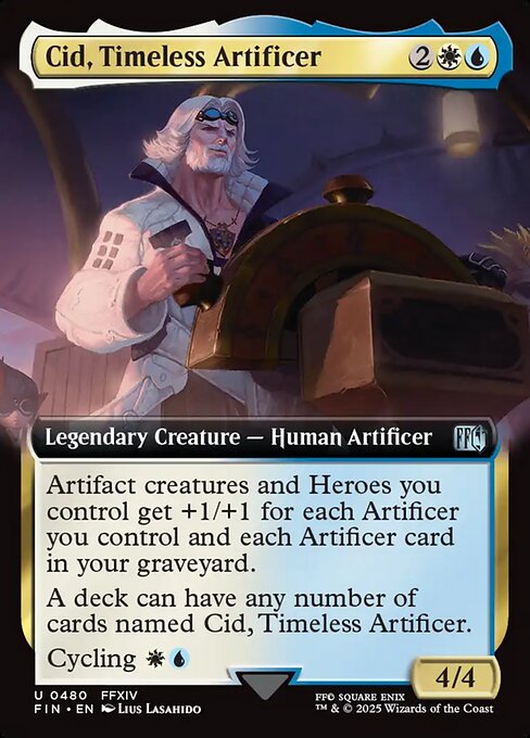 Cid, Timeless Artificer (Extended Art) - FIN - 480