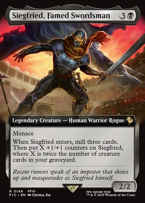 Siegfried, Famed Swordsman (Extended Art) - FIC - 149