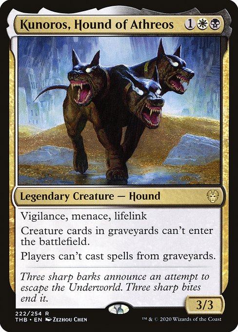 Kunoros, Hound of Athreos (Foil) - THB - 222