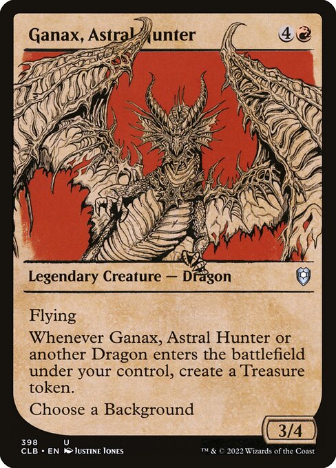 Ganax, Astral Hunter (Showcase) (Foil) - CLB - 398