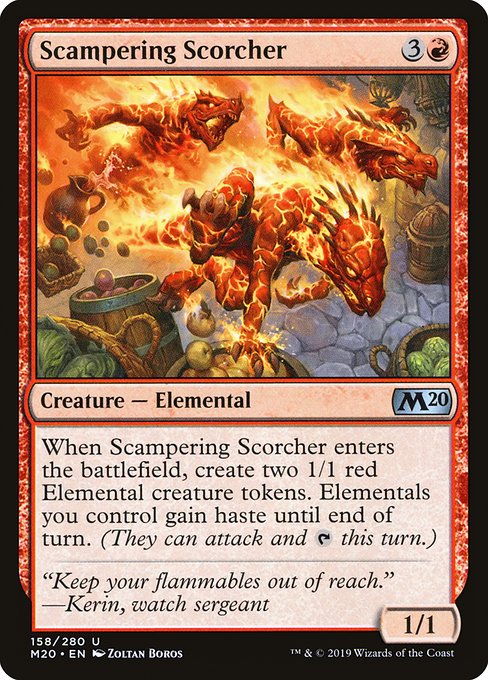 Scampering Scorcher - M20 - 158