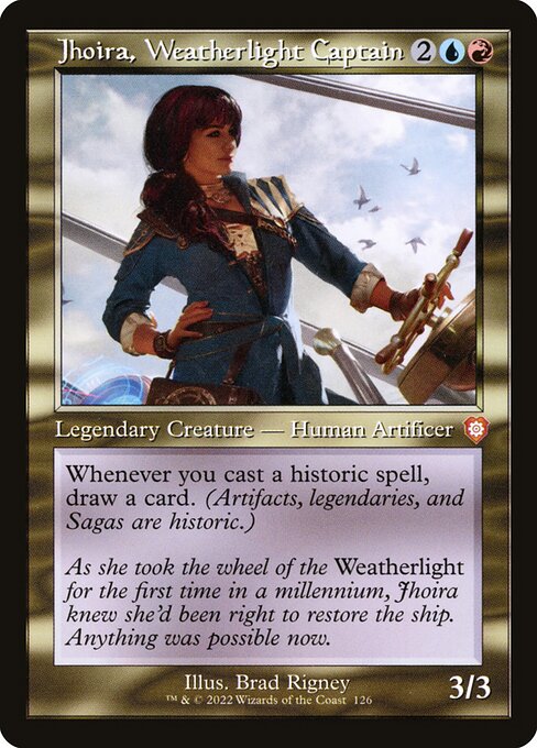 Jhoira, Weatherlight Captain (Retro Frame) - BRC - 126