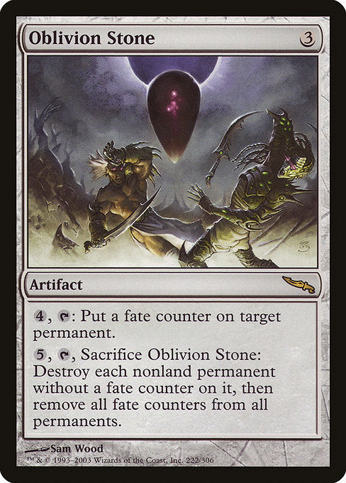Oblivion Stone - MRD - 222