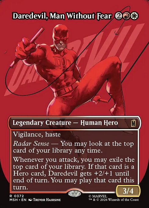 Daredevil, Man Without Fear (Borderless) (0372) - MSH - 372