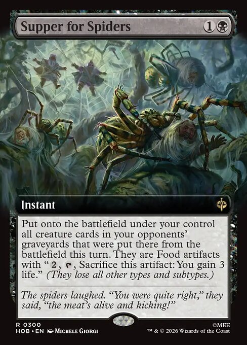 Supper for Spiders (Extended Art) - HOB - 300
