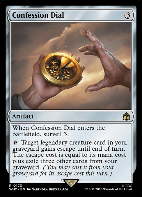Confession Dial - WHO - 173