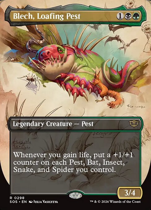 Blech, Loafing Pest (Borderless) (Foil) - SOS - 298