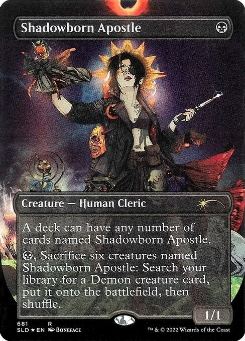 Shadowborn Apostle (681) (Foil) - SLD - 681
