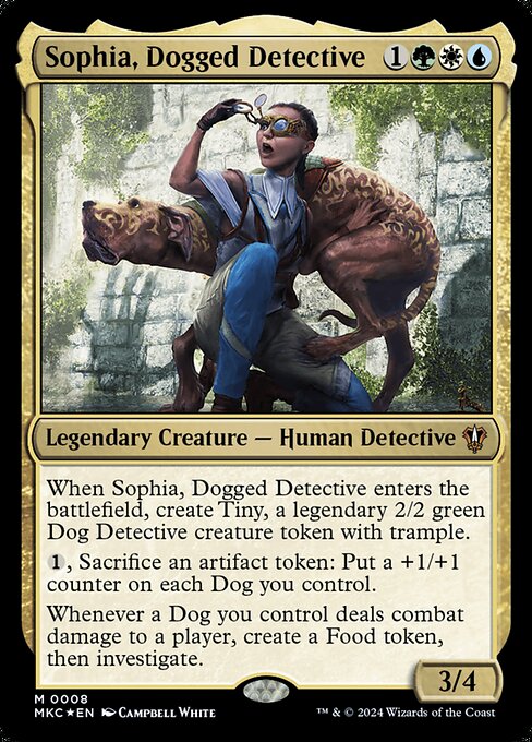 Sophia, Dogged Detective (Foil) - MKC - 8