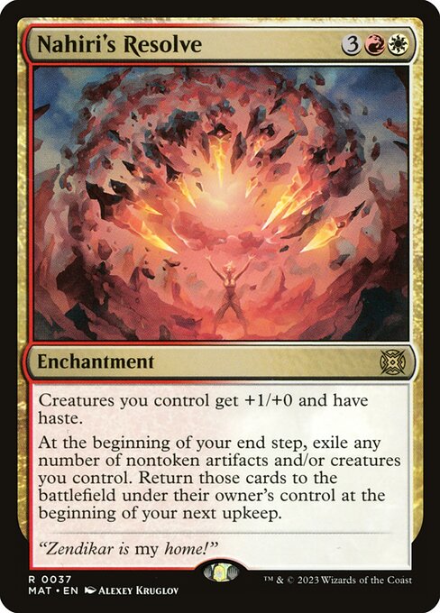 Nahiri's Resolve - MAT - 37