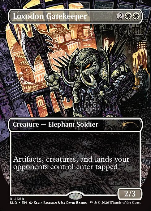 Loxodon Gatekeeper (2358) (Foil) - SLD - 2358