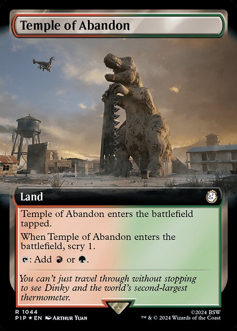 Temple of Abandon (Extended Art) (Surge Foil) - PIP - 1044