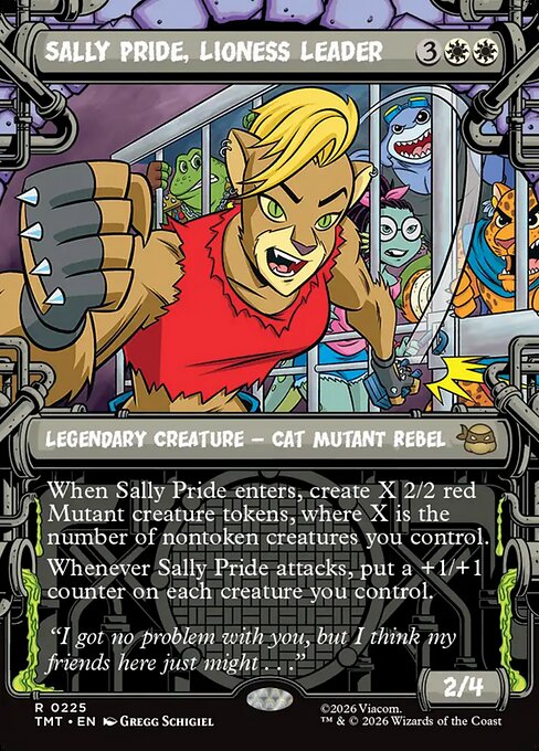 Sally Pride, Lioness Leader (Showcase) (Foil) - TMT - 225