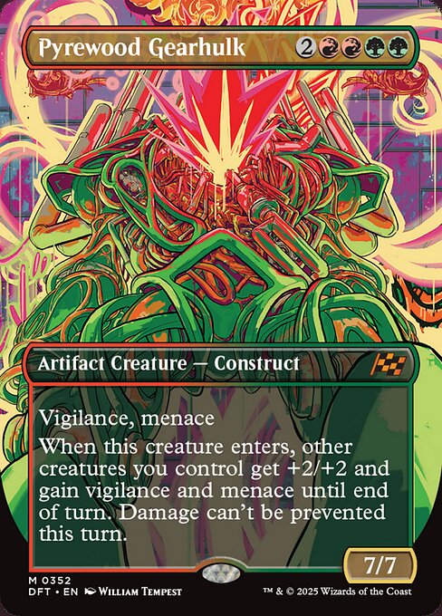 Pyrewood Gearhulk (Borderless) (Foil) - DFT - 352