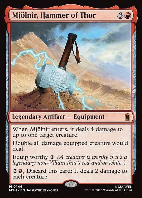 Mjolnir, Hammer of Thor - MSH - 146
