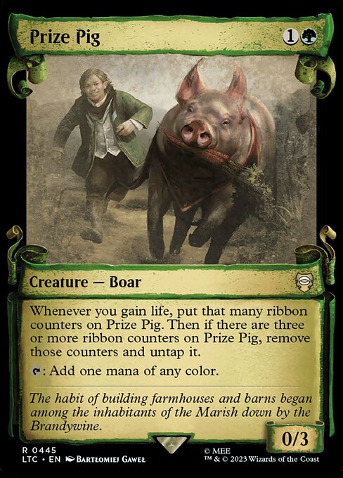 Prize Pig (Showcase Scrolls) - LTC - 445