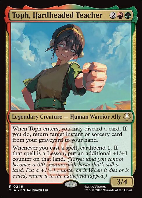 Toph, Hardheaded Teacher - TLA - 246