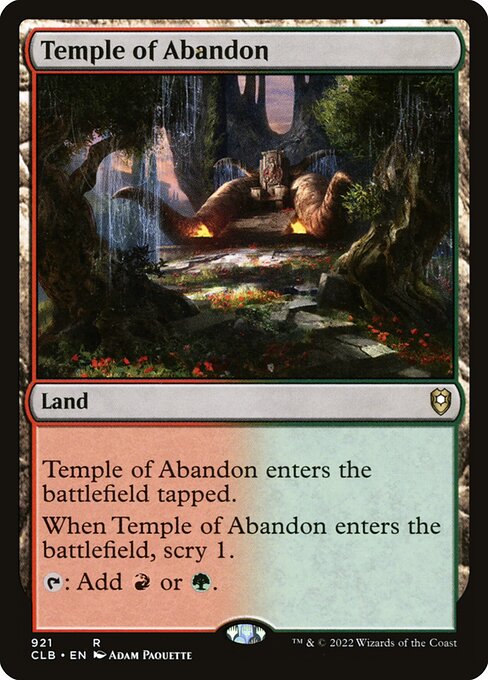 Temple of Abandon - CLB - 921