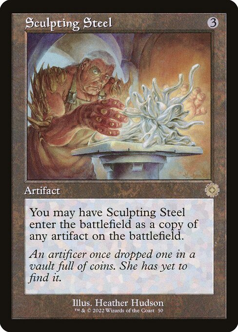 Sculpting Steel (Foil) - BRR - 50