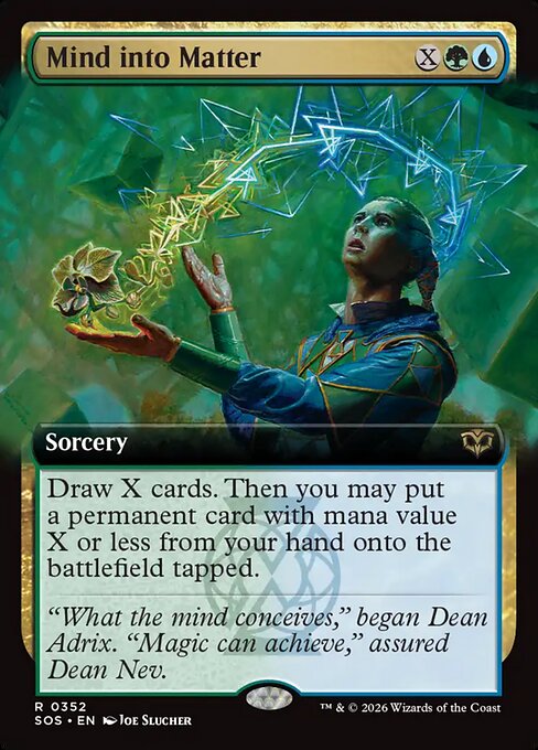 Mind into Matter (Extended Art) (Foil) - SOS - 352