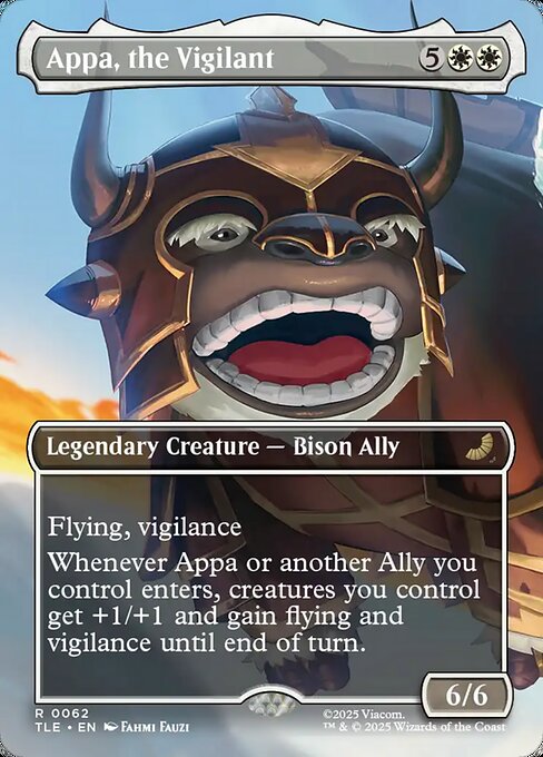 Appa, the Vigilant (Borderless) (Foil) - TLE - 62