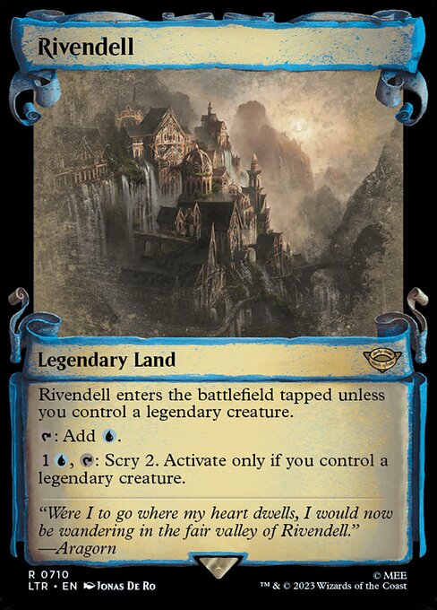 Rivendell (Showcase Scrolls) - LTR - 710