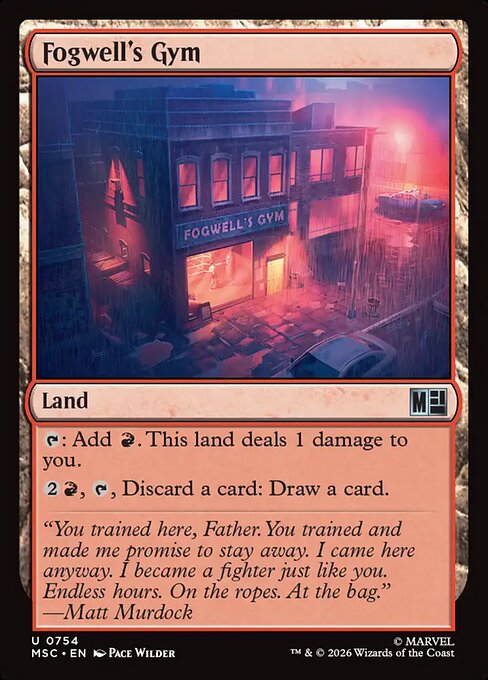 Fogwell's Gym - MSC - 754