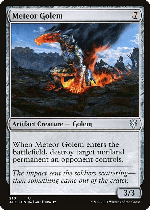 Meteor Golem - AFC - 210