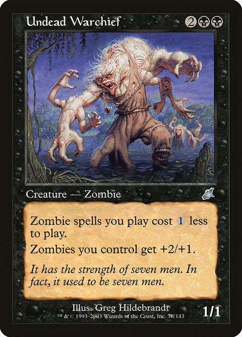 Undead Warchief - SCG - 78