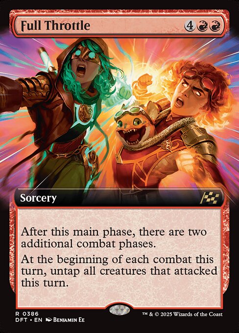 Full Throttle (Extended Art) (Foil) - DFT - 386