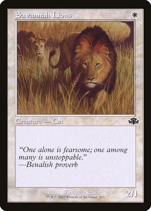 Savannah Lions (Retro Frame) - DMR - 270