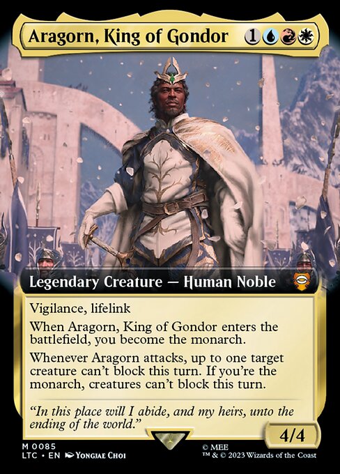 Aragorn, King of Gondor (Extended Art) - LTC - 85
