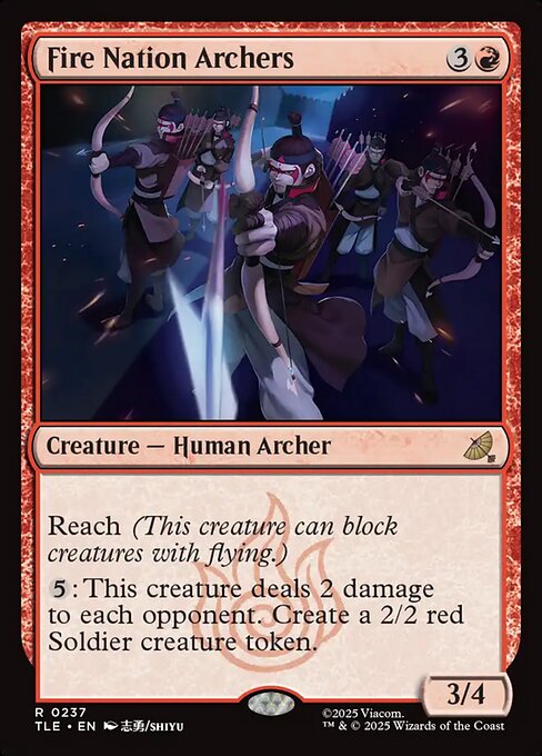 Fire Nation Archers (Foil) - TLE - 237