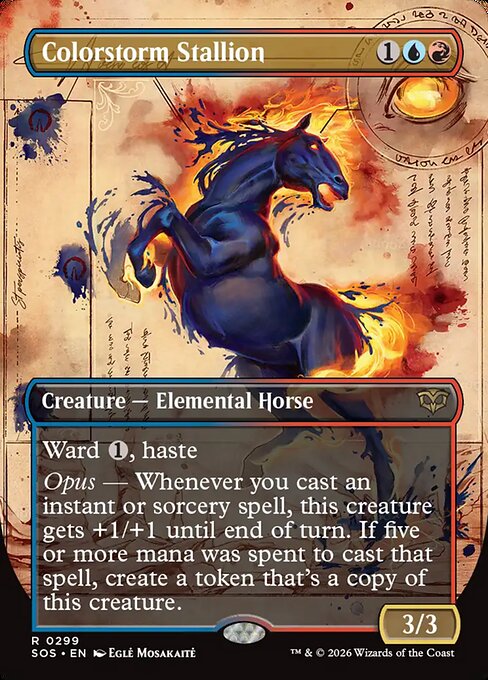 Colorstorm Stallion (Borderless) (Foil) - SOS - 299