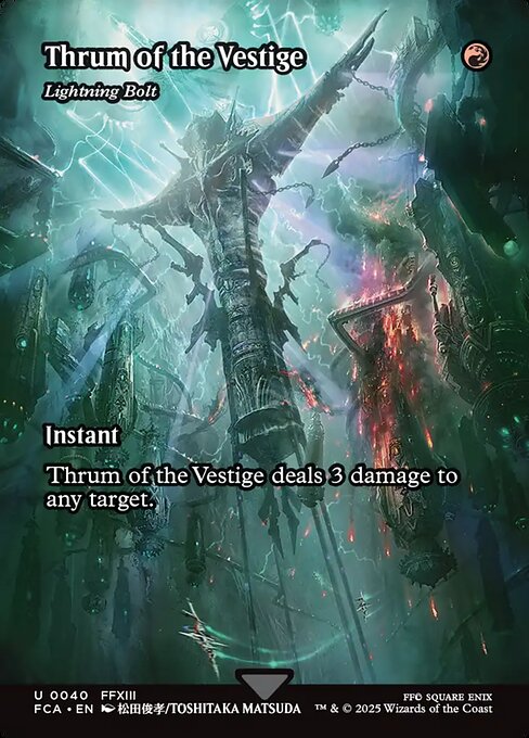 Thrum of the Vestige - Lightning Bolt (Showcase) - FCA - 40