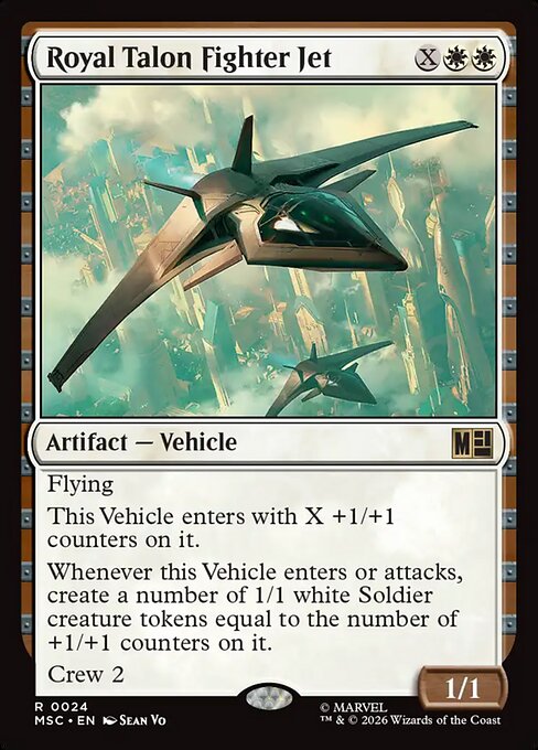 Royal Talon Fighter Jet - MSC - 24