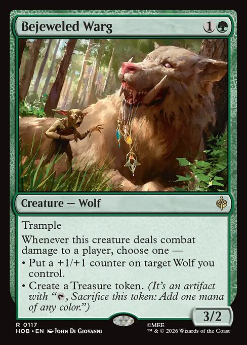 Bejeweled Warg (Foil) - HOB - 117