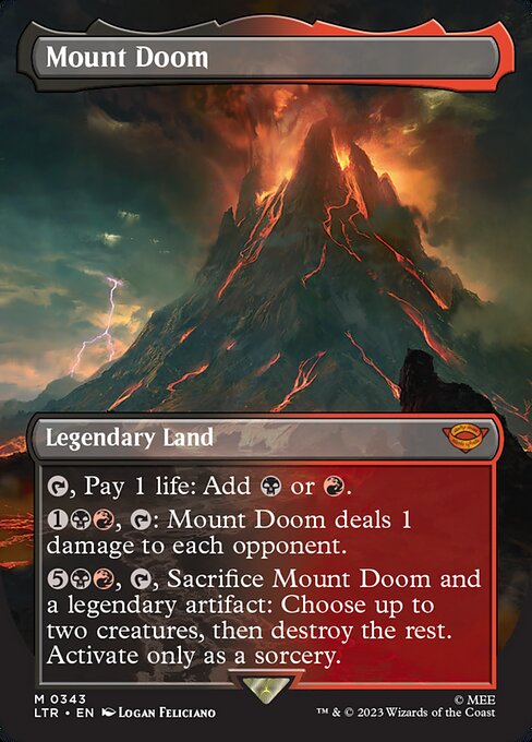 Mount Doom (Borderless) - LTR - 343